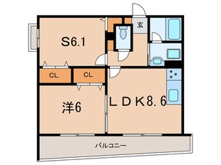 アイテラス甲南の物件間取画像